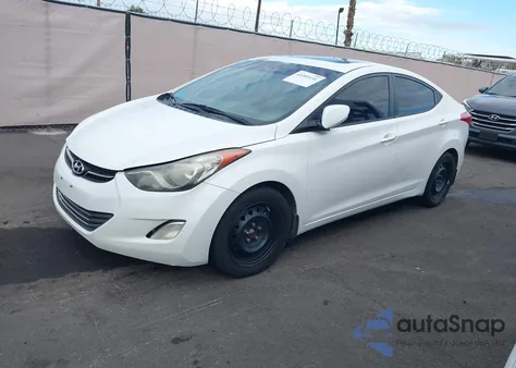 2012 Hyundai Elantra Limited z USA, uszkodzony, nr VIN 5NPDH4AEXCH107253